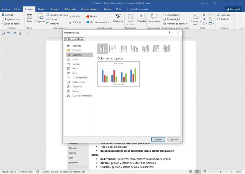 microsoft word - captura de pantalla