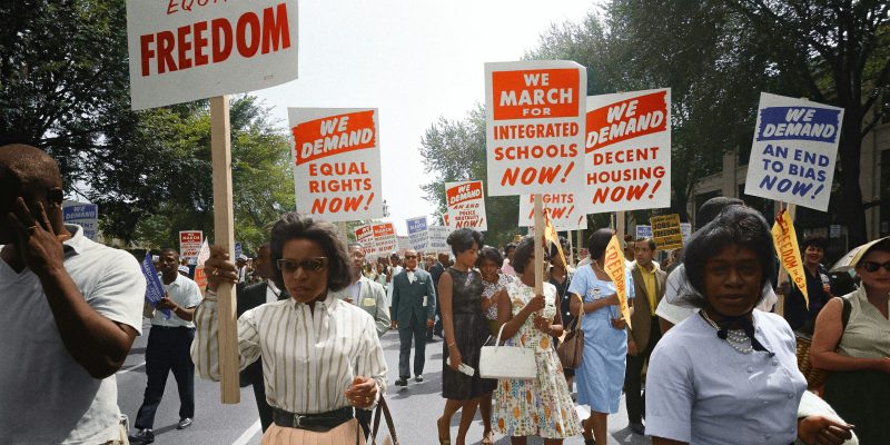 Marcha en contra del racismo