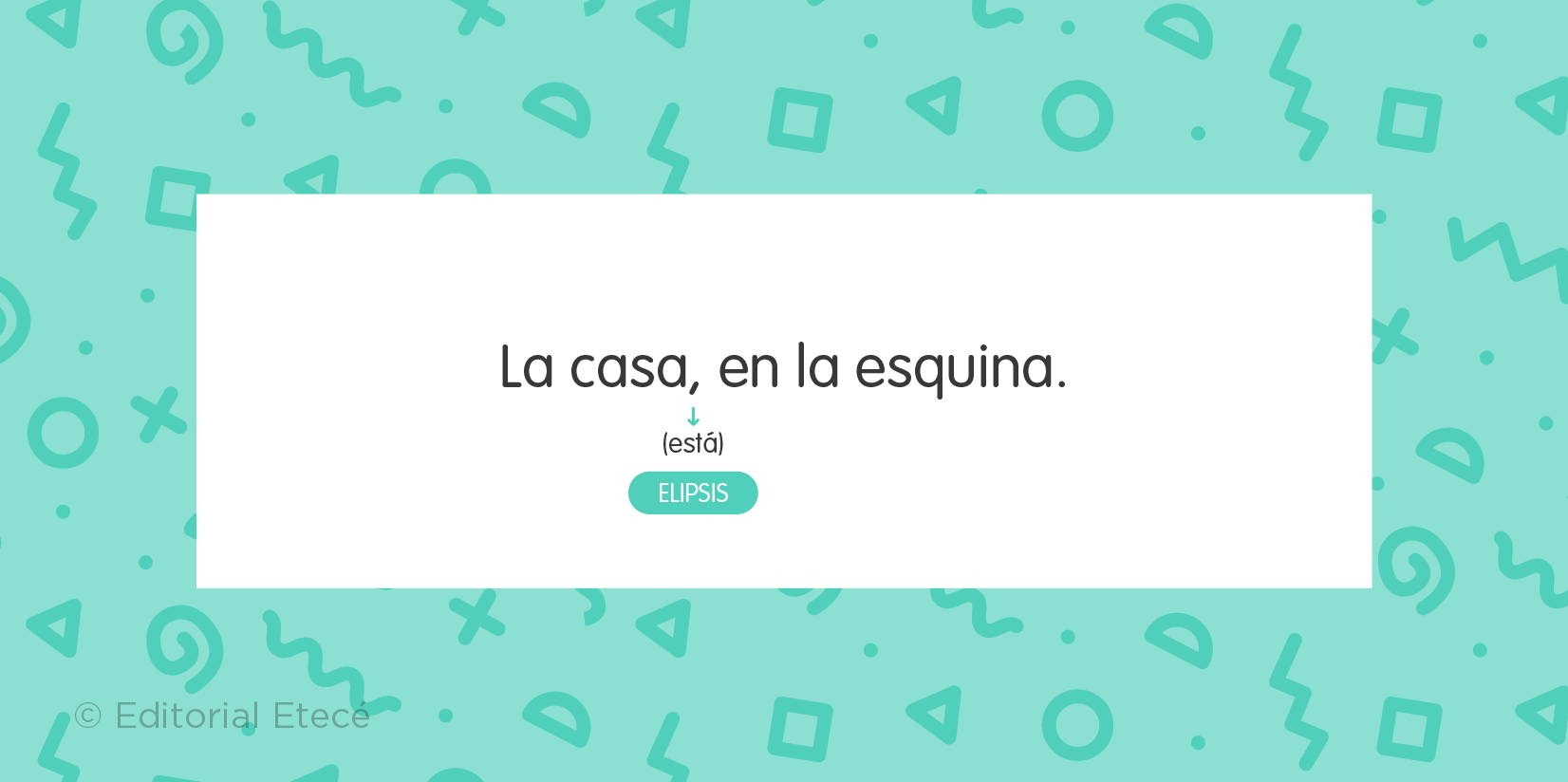 Ejemplo de una elipsis en una oración
