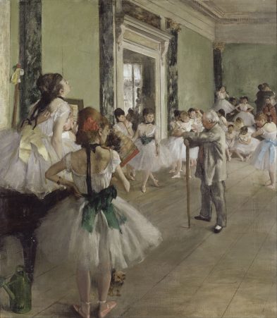 La clase de ballet (1874), de Edgar Degas