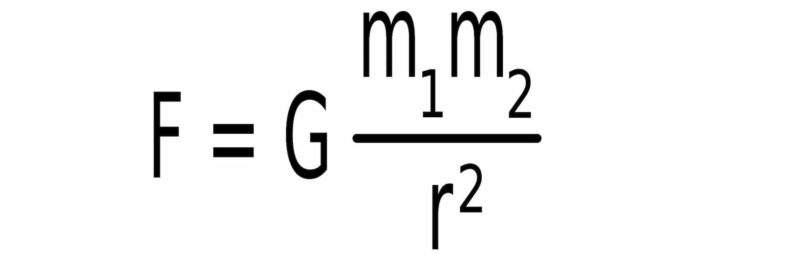 Ley de Gravitación Universal formula