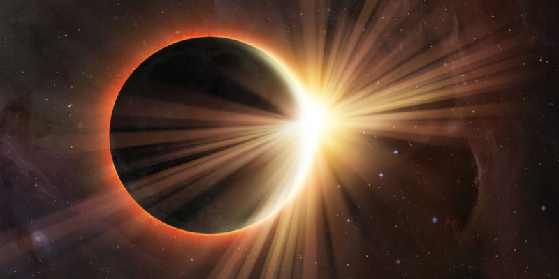 eclipse solar luna tierra planeta