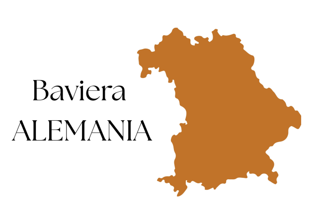 Silueta de Babviera en Alemania