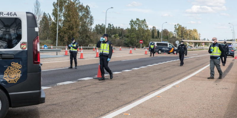 Estado de alerta durante la pandemia de Covid.