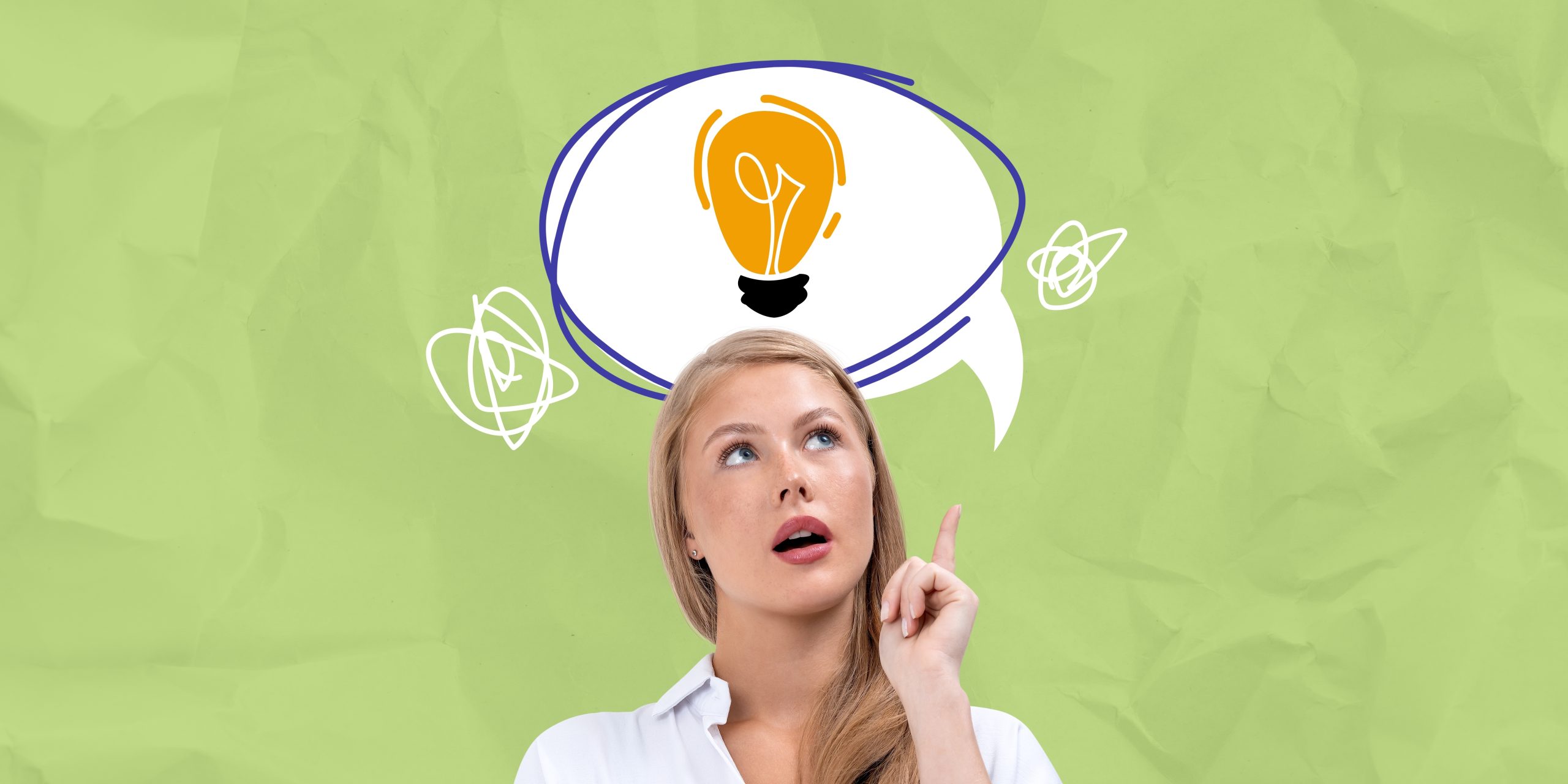 Una mujer reflexiona.