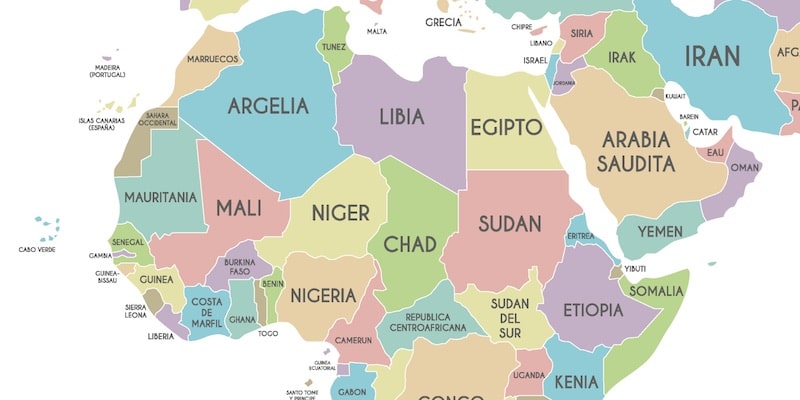 territorio nacional mapa africa
