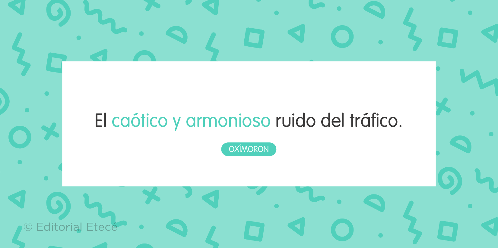 Ejemplo de oxímoron en una oración