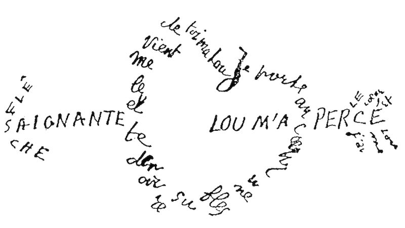 Guillaume_Apollinaire_-tipos de poemas caligrama