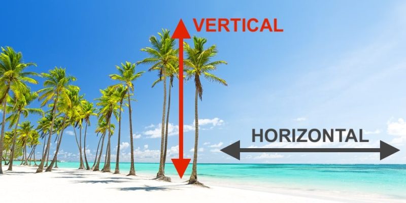 horizontal y vertical