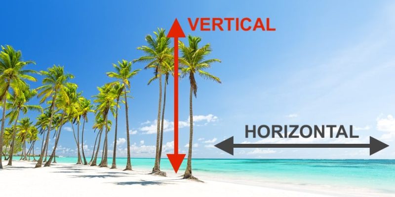  Qu Es Horizontal Y Vertical Significado Ejemplos