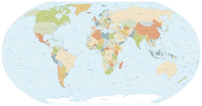 Mapamundi - Mapa mundial