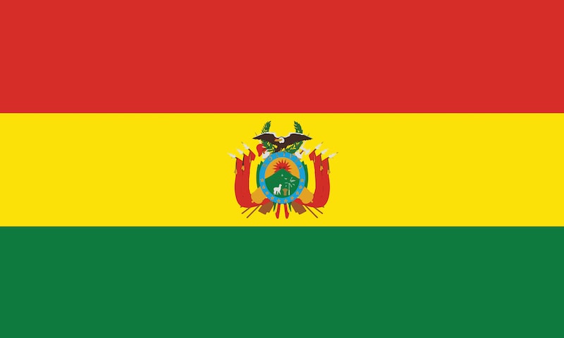paises de america del sur bolivia bandera