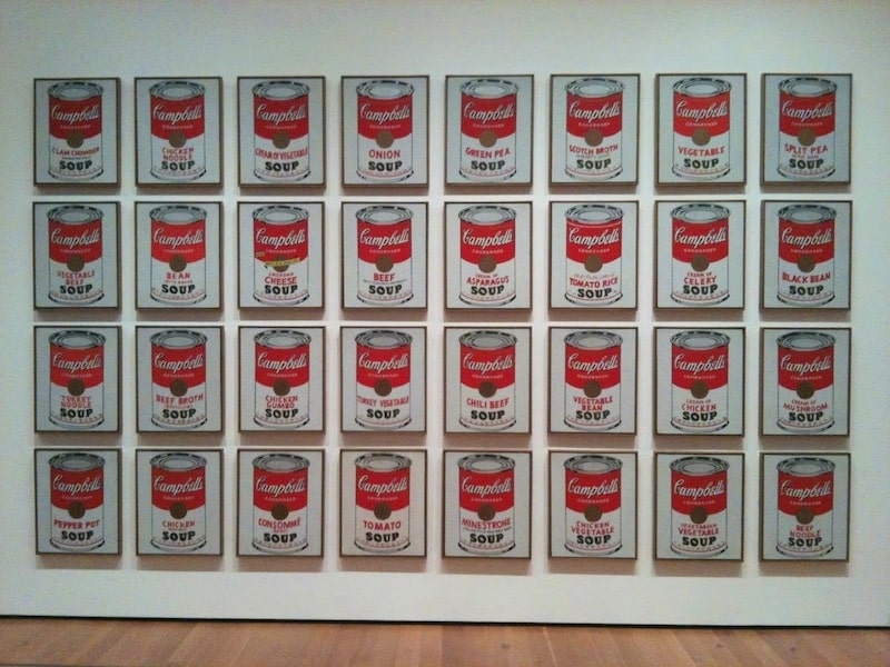 Latas de sopa Campbell (1962) de Andy Warhol por art