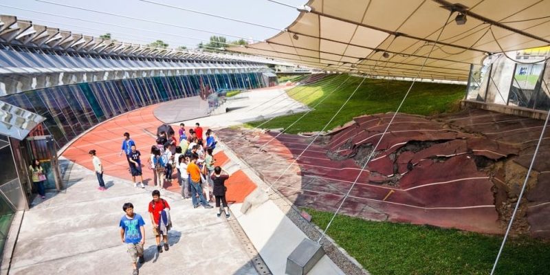 Museo de los Terremotos en Taiwán. 