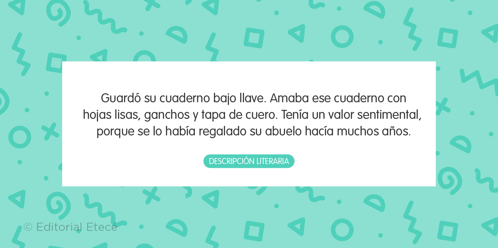Ejemplo de descripción literaria