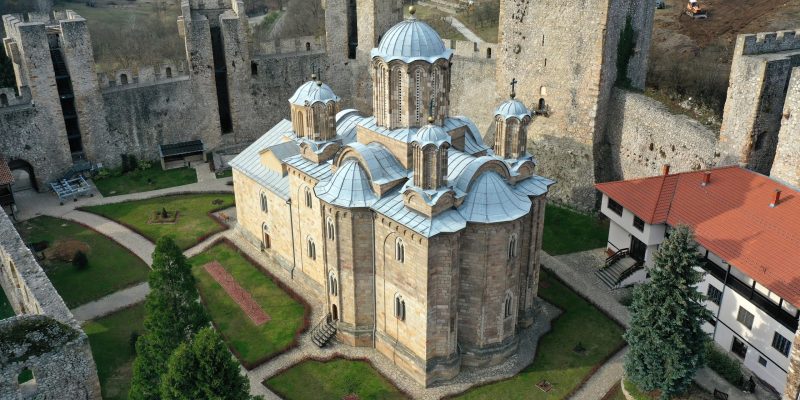 Monasterio medieval cristiano