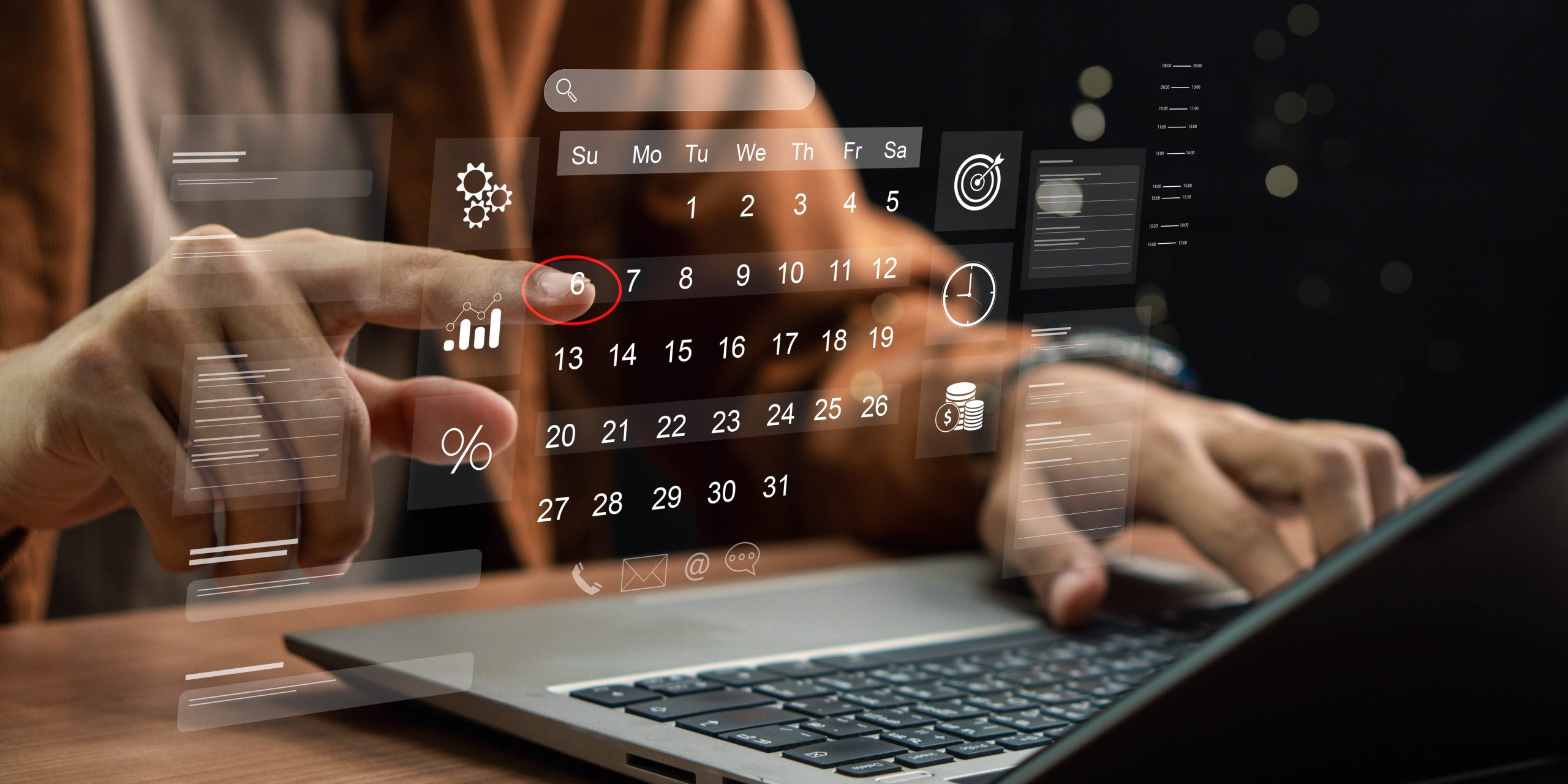 Un calendario para gestionar el tiempo.