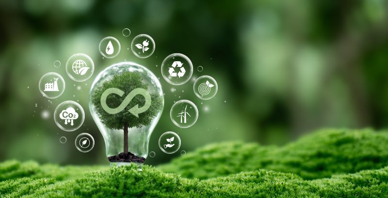 Ilustración sobre las nuevas economías.